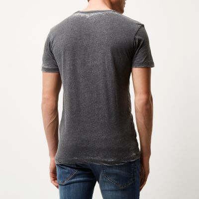 Grey Worn By epic print t-shirt